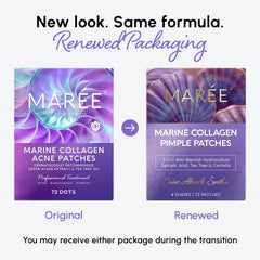 MAREE Star Pimple Patches pack view highlighting 72 dots for daily home care.