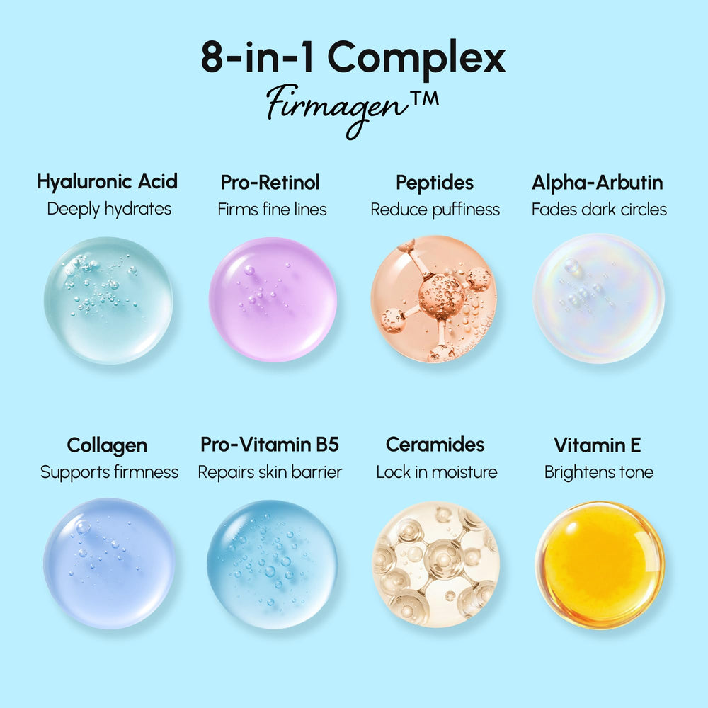 MAREE Under Eye Balm Stick hydration boost on skin after application