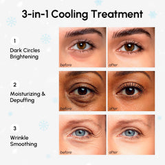 MAREE Under-eye patches non-slip design stays in place during treatment.
