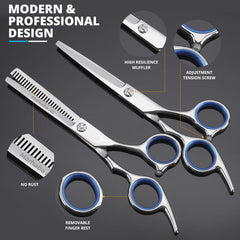 Marhaba AS rounded tips enable safe trimming for precise hairstyles.