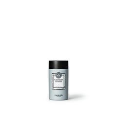 Maria Nila Cleansing Powder bottle pour highlights oil absorption and quick refresh
