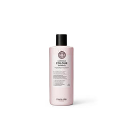 Maria Nila Luminous Colour Shampoo bottle shows color protection for dyed hair.
