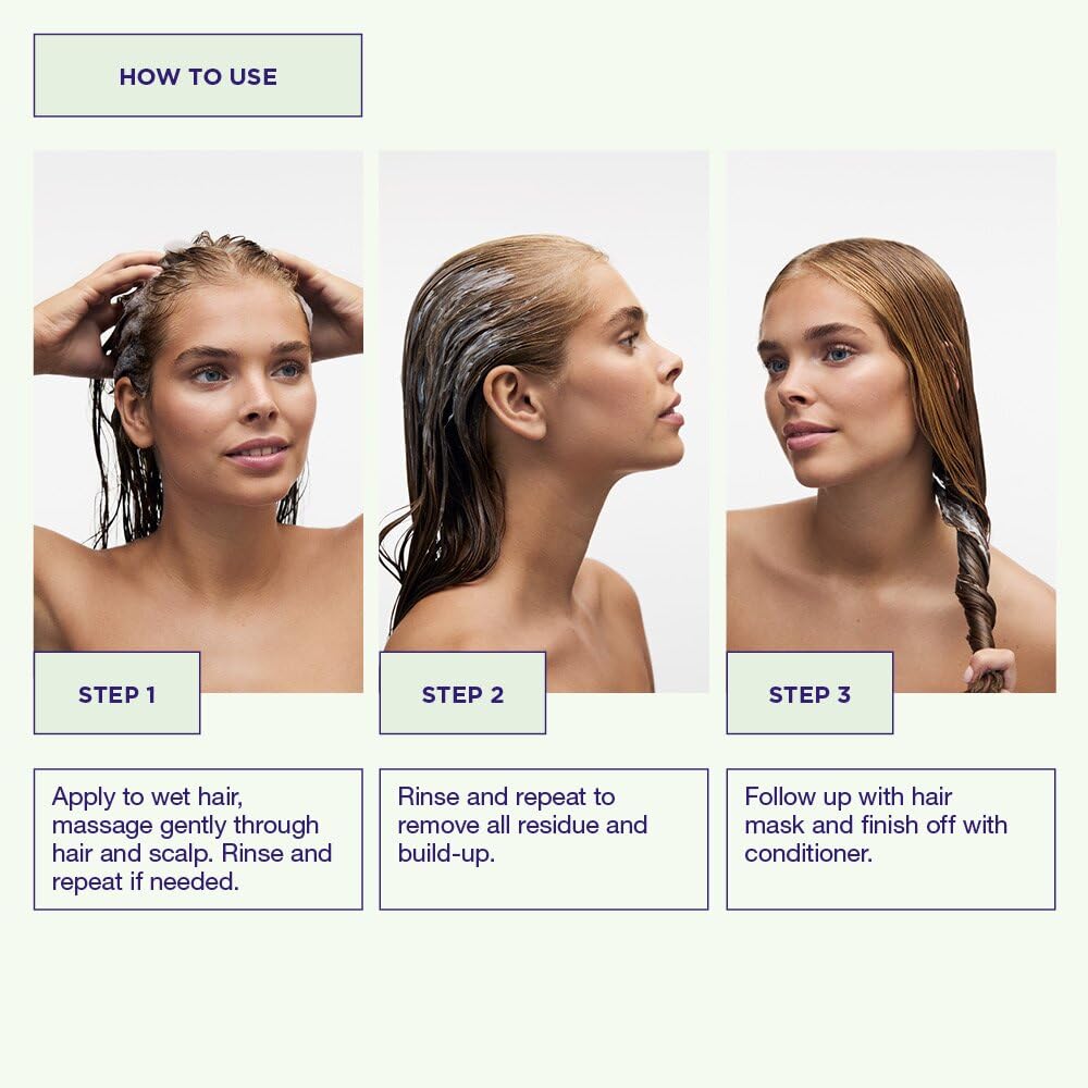 Maria Nila Sheer Silver close-up lather showing violet tones brightening dull color