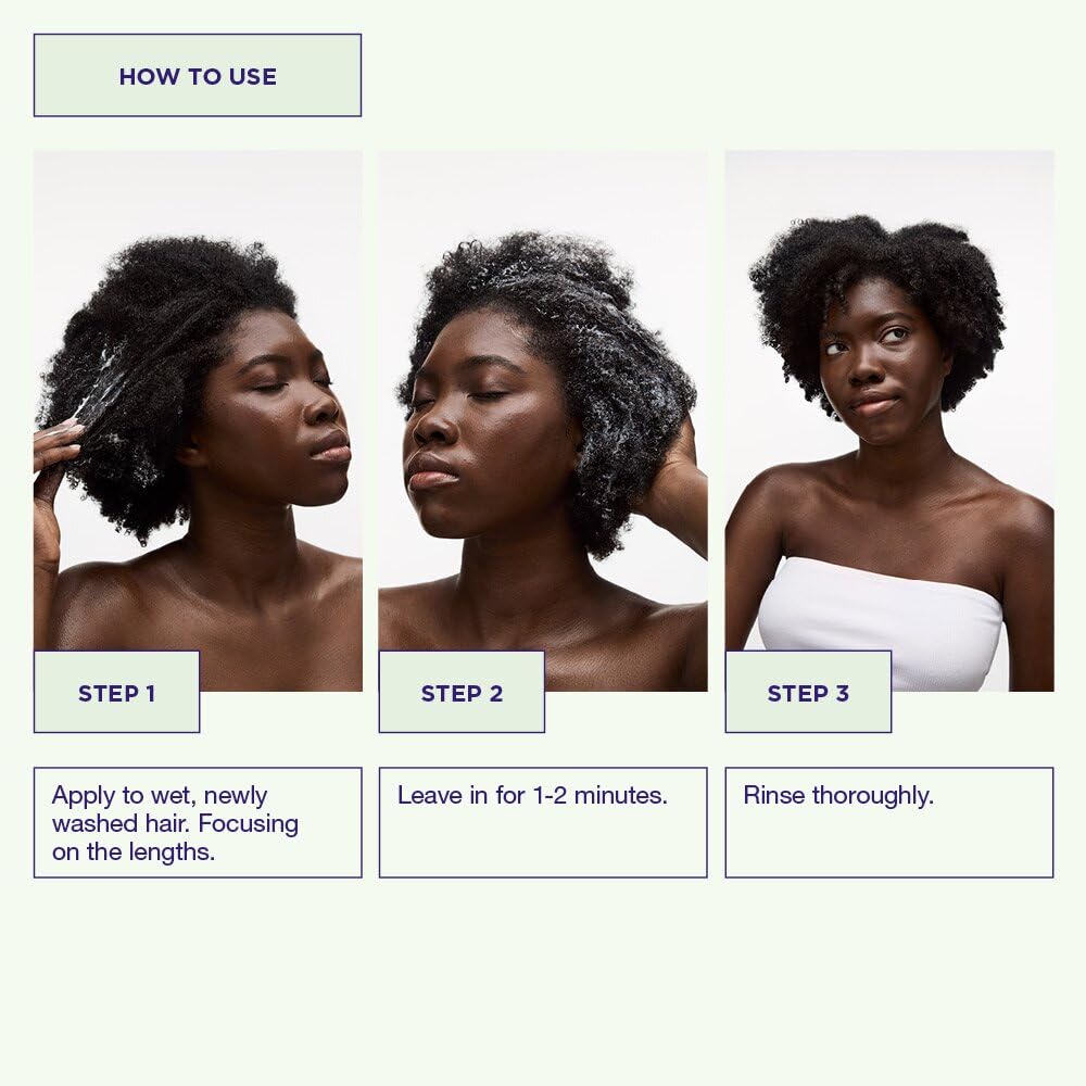 Applying Maria Nila Structure Repair nourishes damp hair with moisture