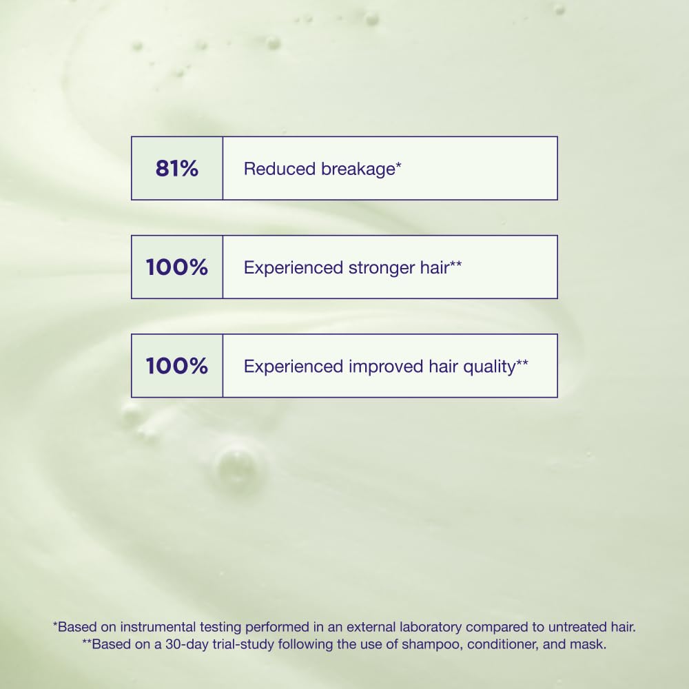 Maria Nila Structure Repair shampoo vegan sulfate-free label emphasizes clean beauty credentials.