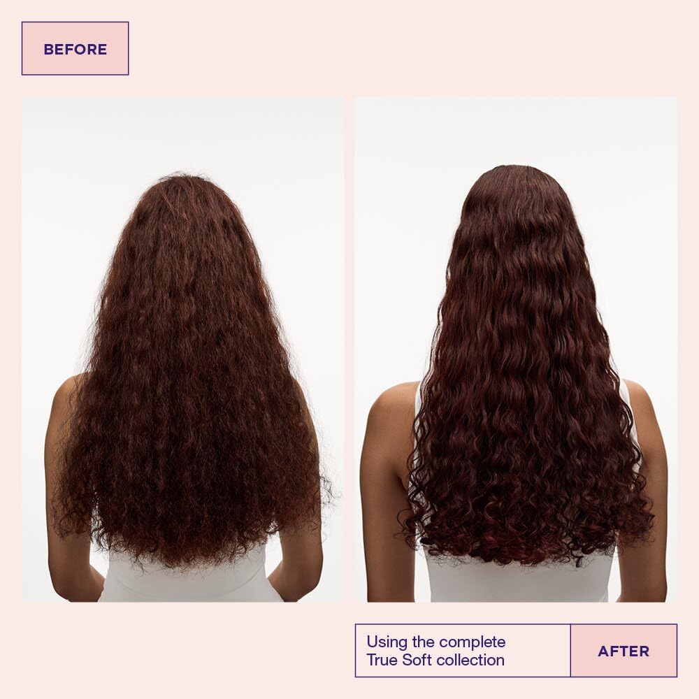 Maria Nila True Soft conditioner being applied, detangling and smoothness.