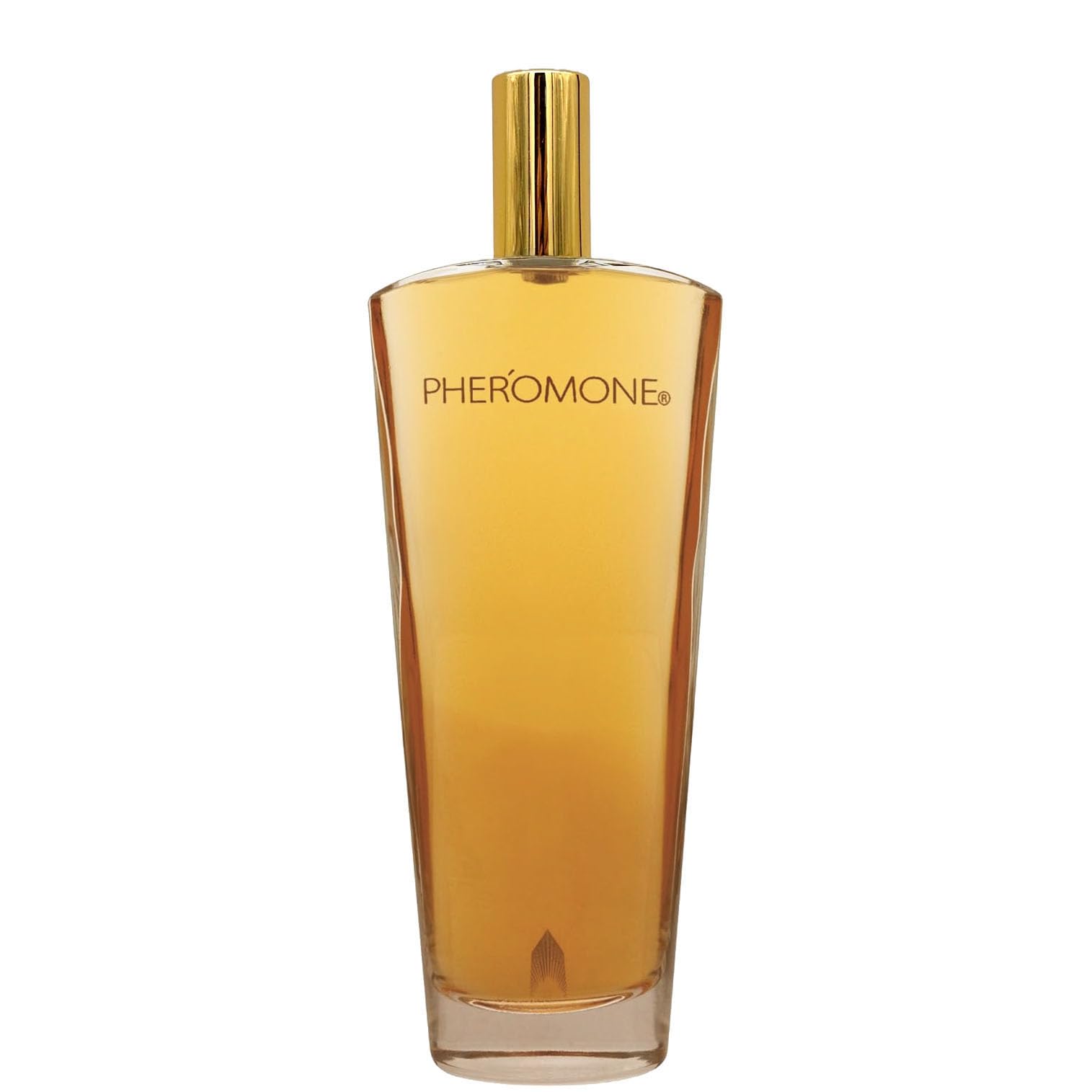 Pheromone by Marilyn Miglin bottle on display; evokes sensual confidence for evening attraction.