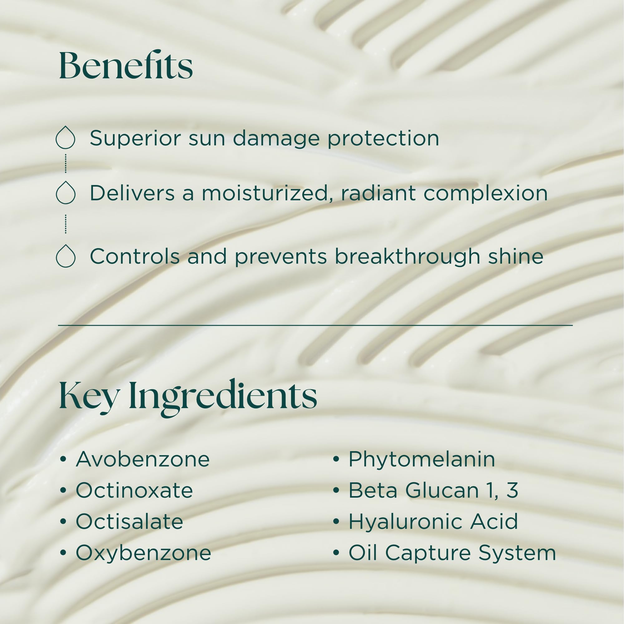 Marini SkinSolutions antioxidant daily face protectant SPF-33 label shows water resistance up to 80 minutes.