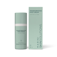 Marini SkinSolutions Transformation Face Cream bottle with label signaling moisture and anti-aging care
