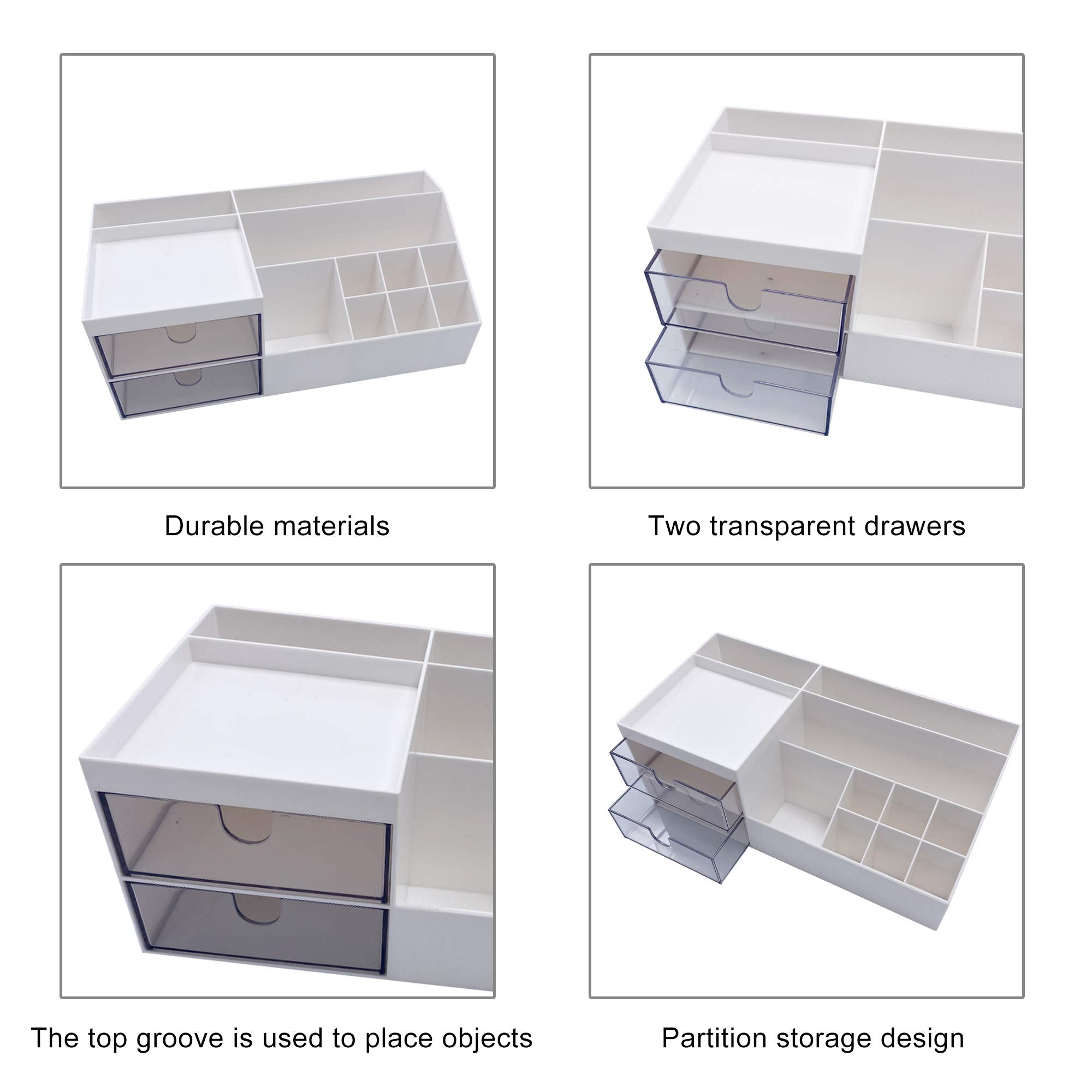 Marknor white plastic surface closeup emphasizes easy-to-clean design.