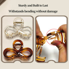 Markuii glossy hair clip in open position highlighting sleek finish