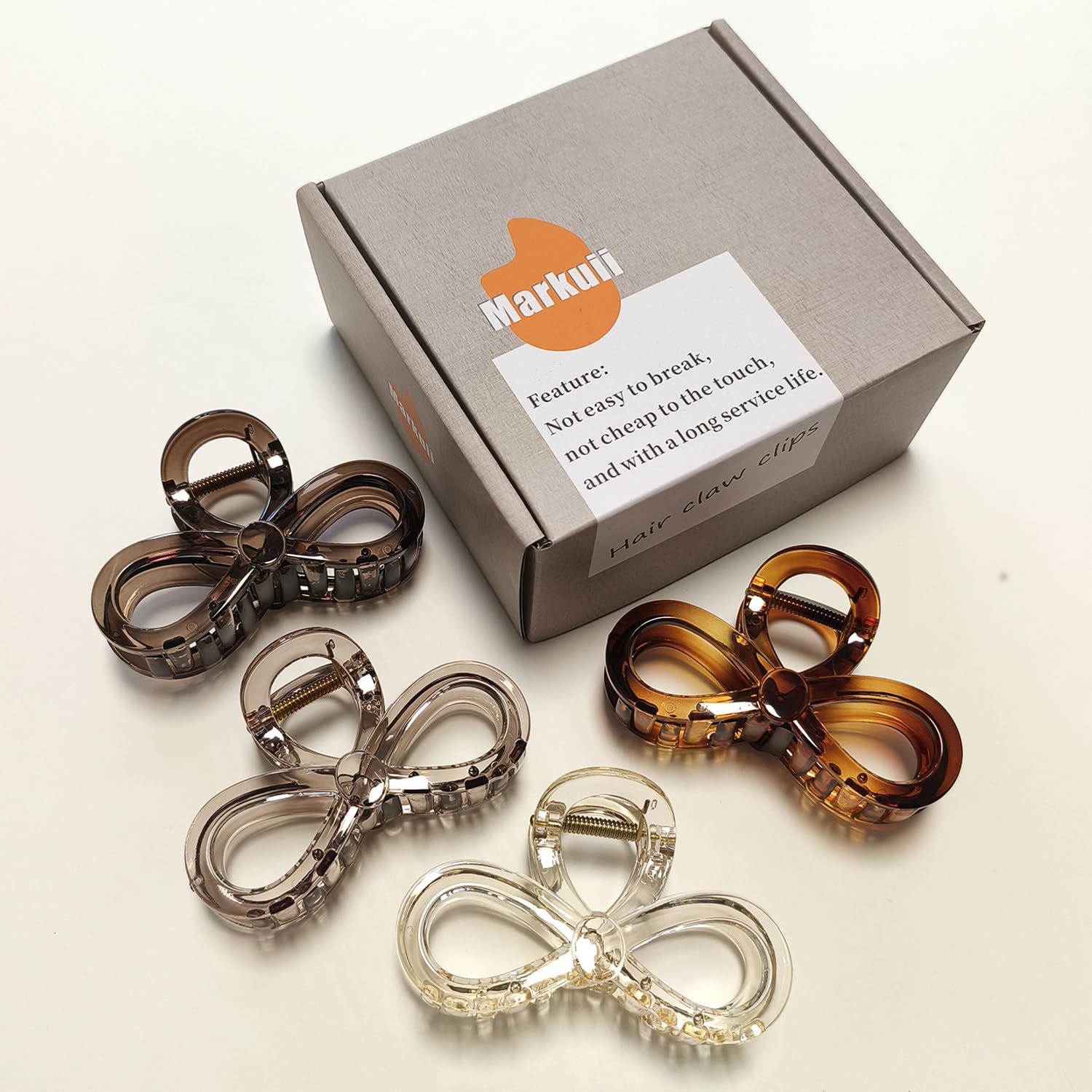 Markuii clip securing medium-thick hair during daily activities
