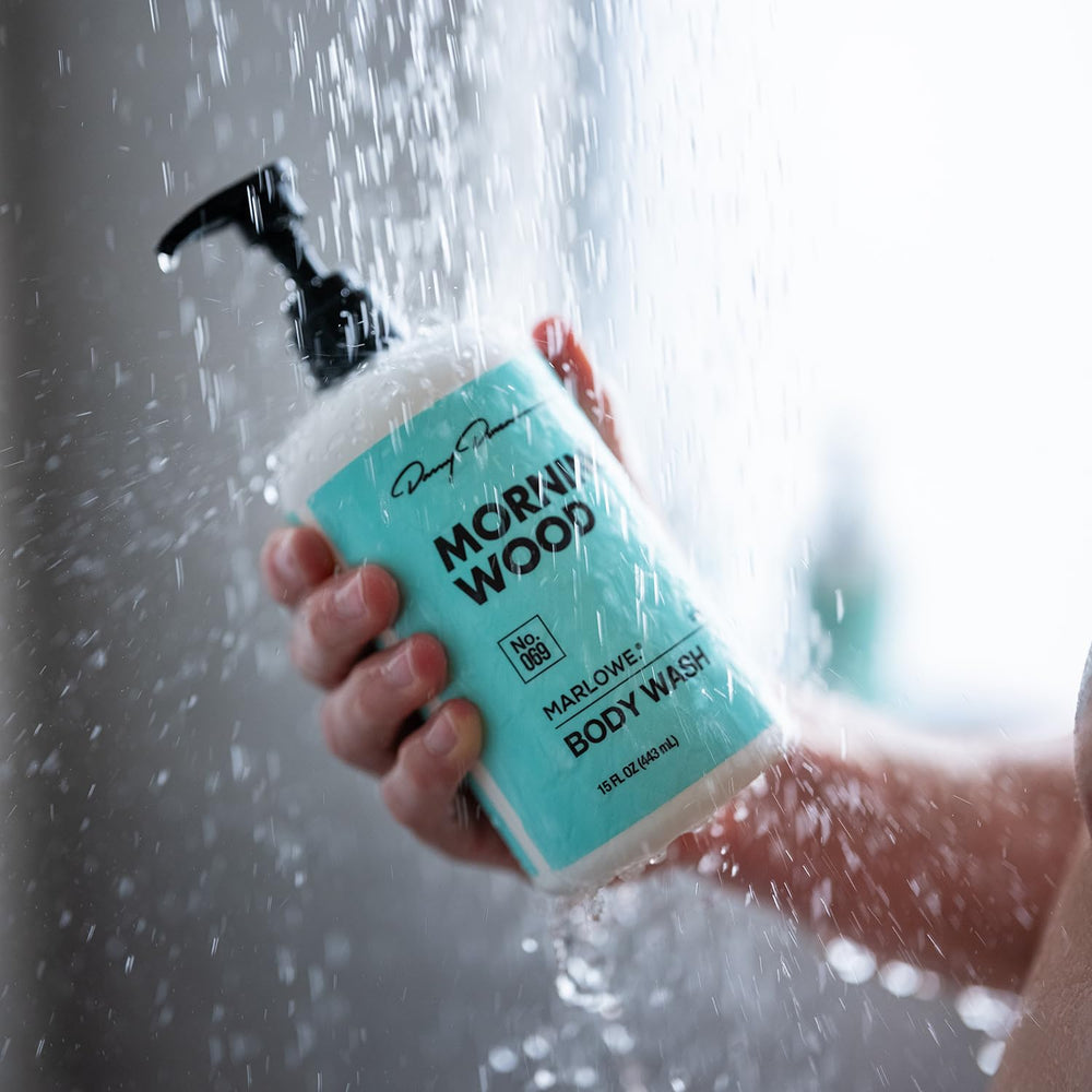 MARLOWE No.069 Morning Wood santal-signature-scent image suggests warm, woody scent for daily rituals.