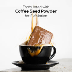 Marlowe No.109 Coffee Bar Soap with cocoa butter for moisturized skin.