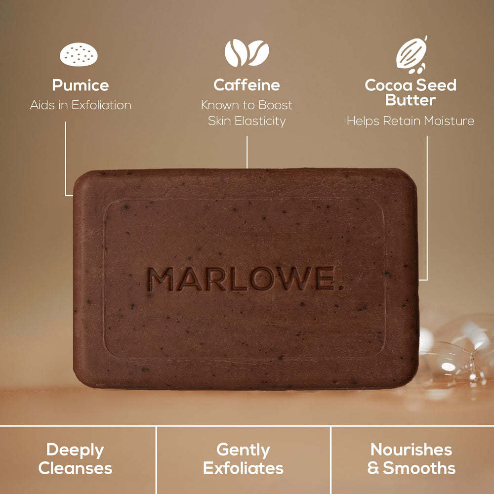 Marlowe No.109 Coffee Bar Soap made in USA with quality ingredients.
