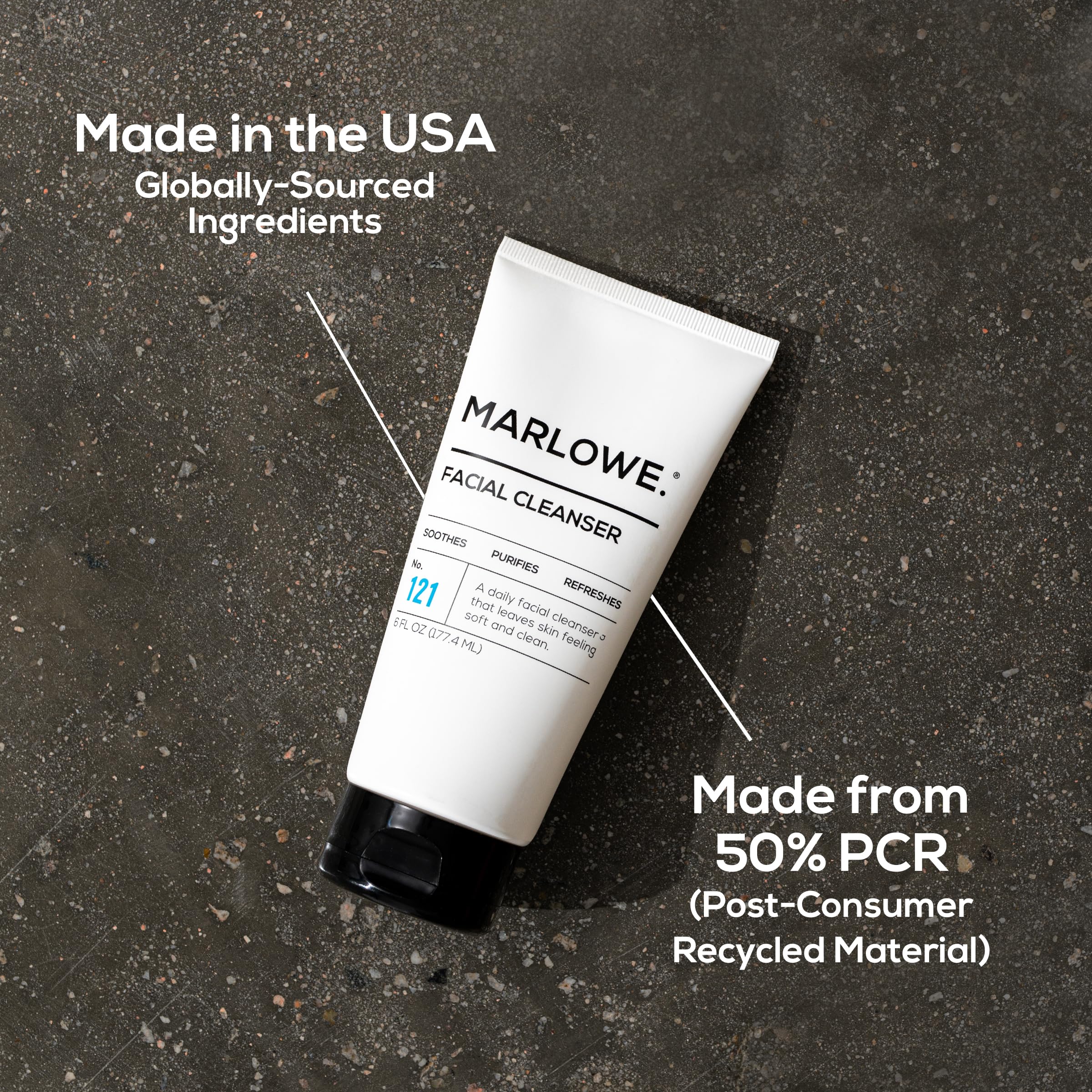 MARLOWE No. 121 vegan cruelty-free icon signaling clean beauty values