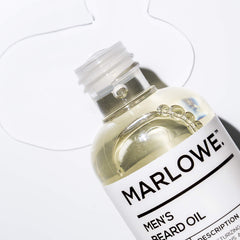 Marlowe 143 sunflower oil focus highlights natural moisture for hydrated beard skin