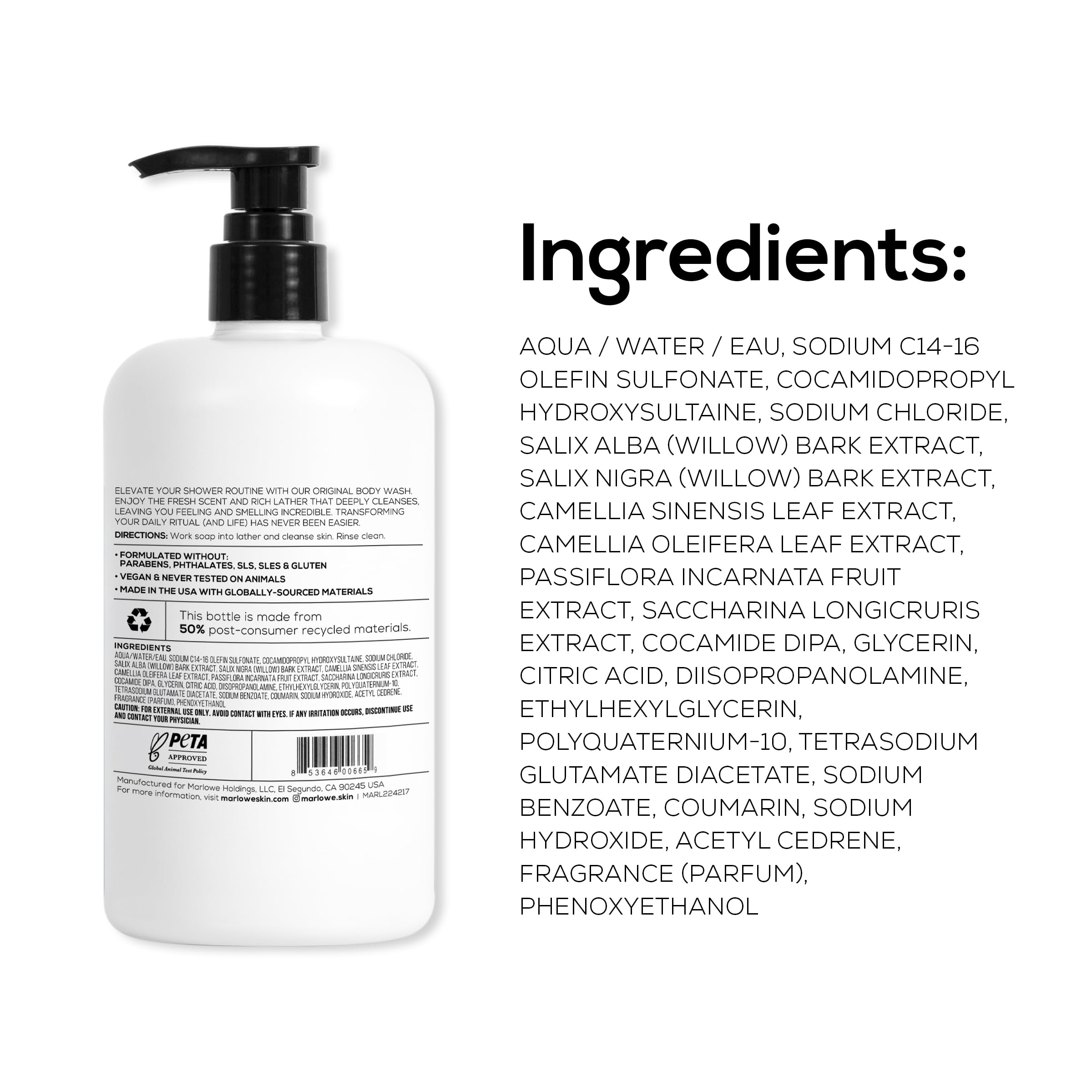 MARLOWE No. 103 made in USA with clean ingredients