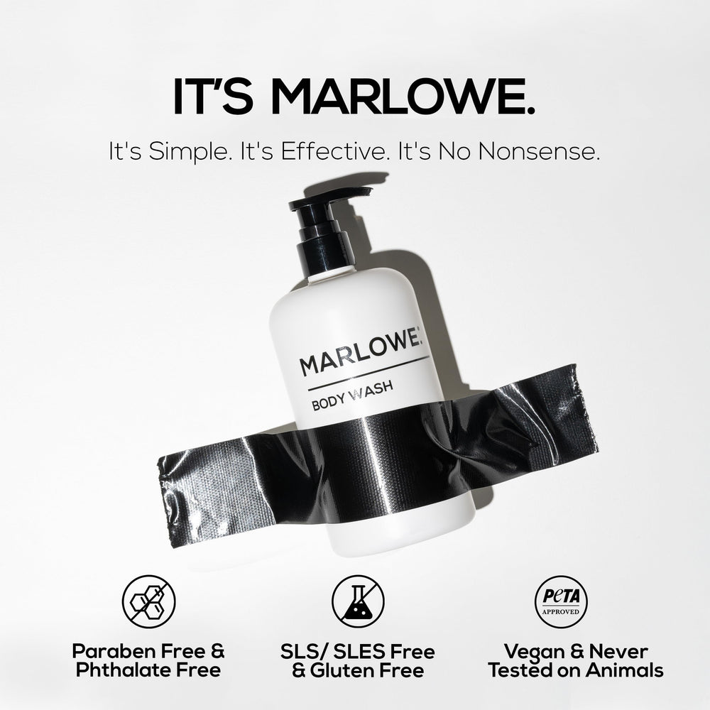 MARLOWE No. 103 warm-amber-spice-citron scent invites invigorating routine