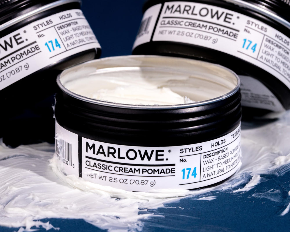 MARLOWE SLS/SLES-free label communicates a gentler grooming option.