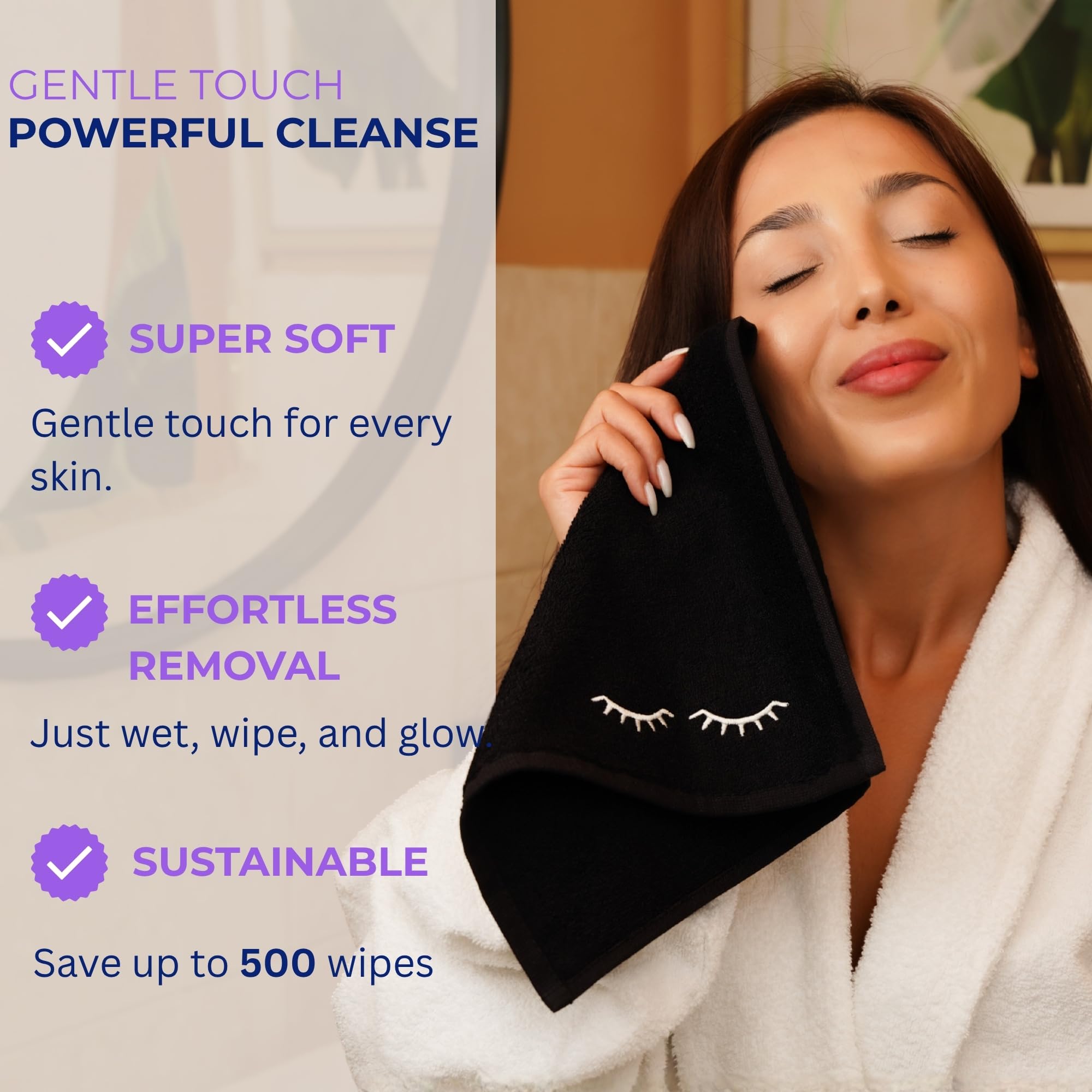 Marmaris Co makeup washcloths in sleek gift box highlighting premium packaging and gifting appeal