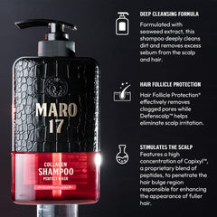 MARO17 capixyl infusion closeup highlighting hair regeneration and strength