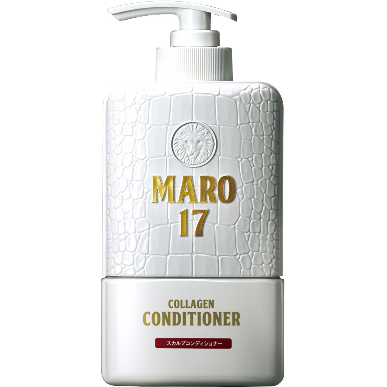 MARO17 collagen conditioner bottle highlights scalp health and hydration.