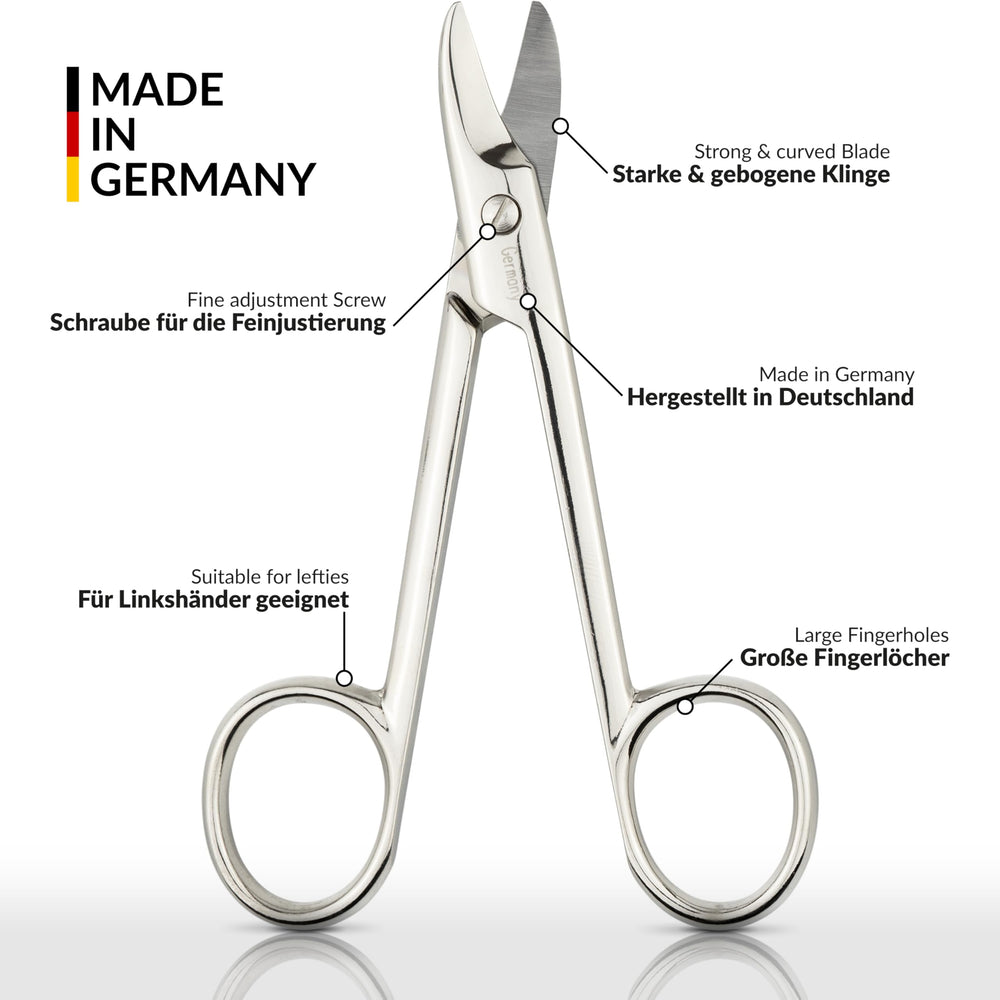 MarQus toenail scissors cut-tested edge for reliable performance.