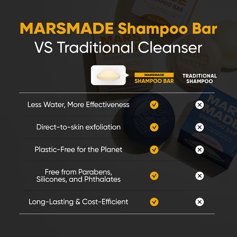 MARS MADE Rice Water Shampoo Bar 2.0 scalp refresh hints at a cooling sensation.