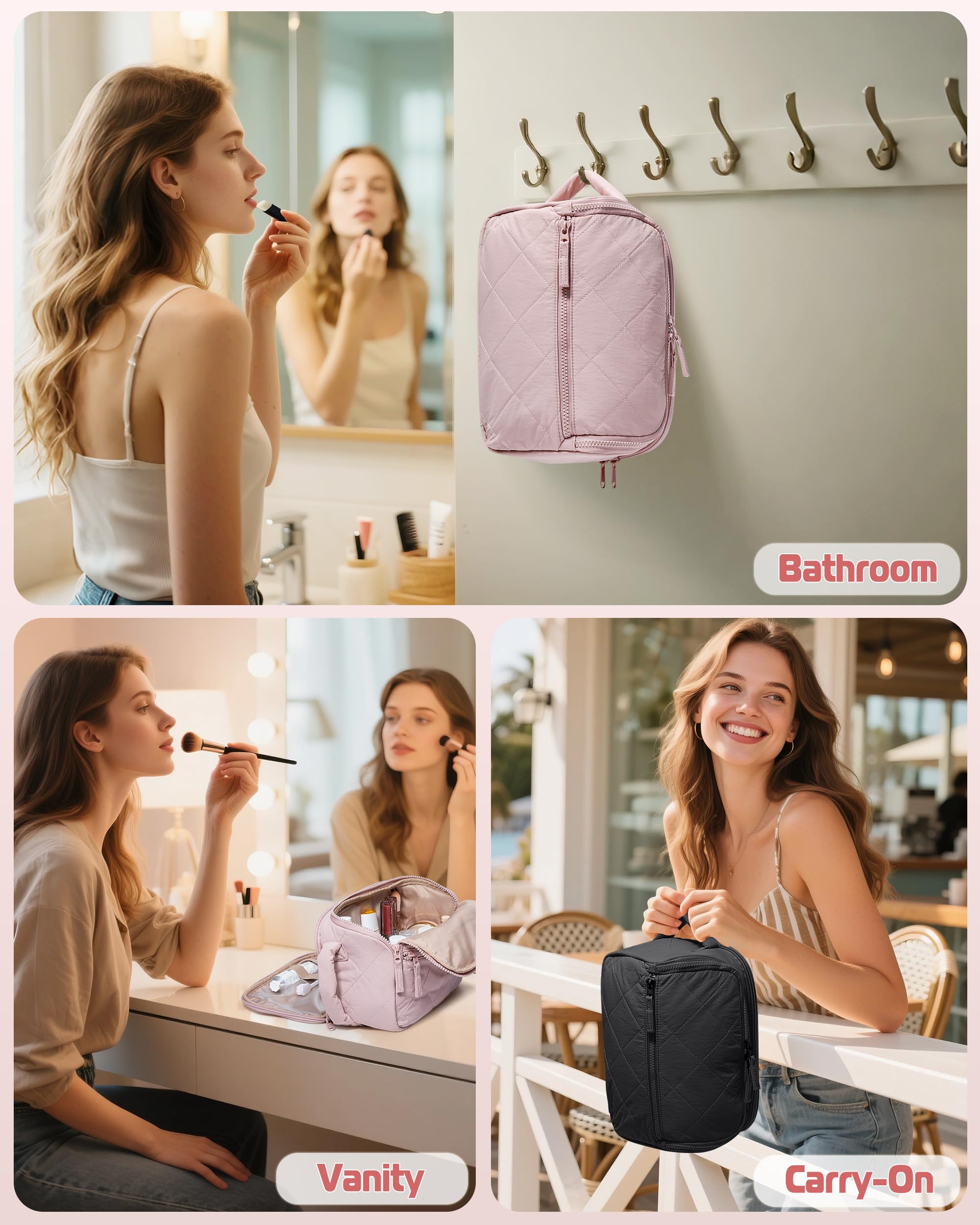 Marscamd water-repellent fabric keeps contents protected during travel.