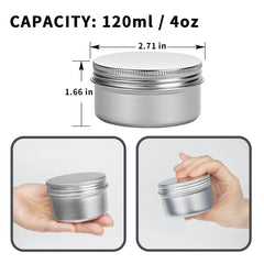 Marsheepy aluminum tin side view highlights durable, corrosion-resistant container.