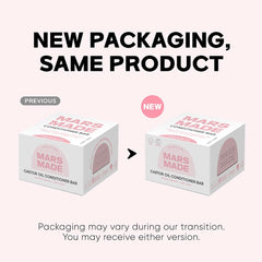 MARS MADE conditioner bar packaging highlights zero-waste approach for eco-conscious users.