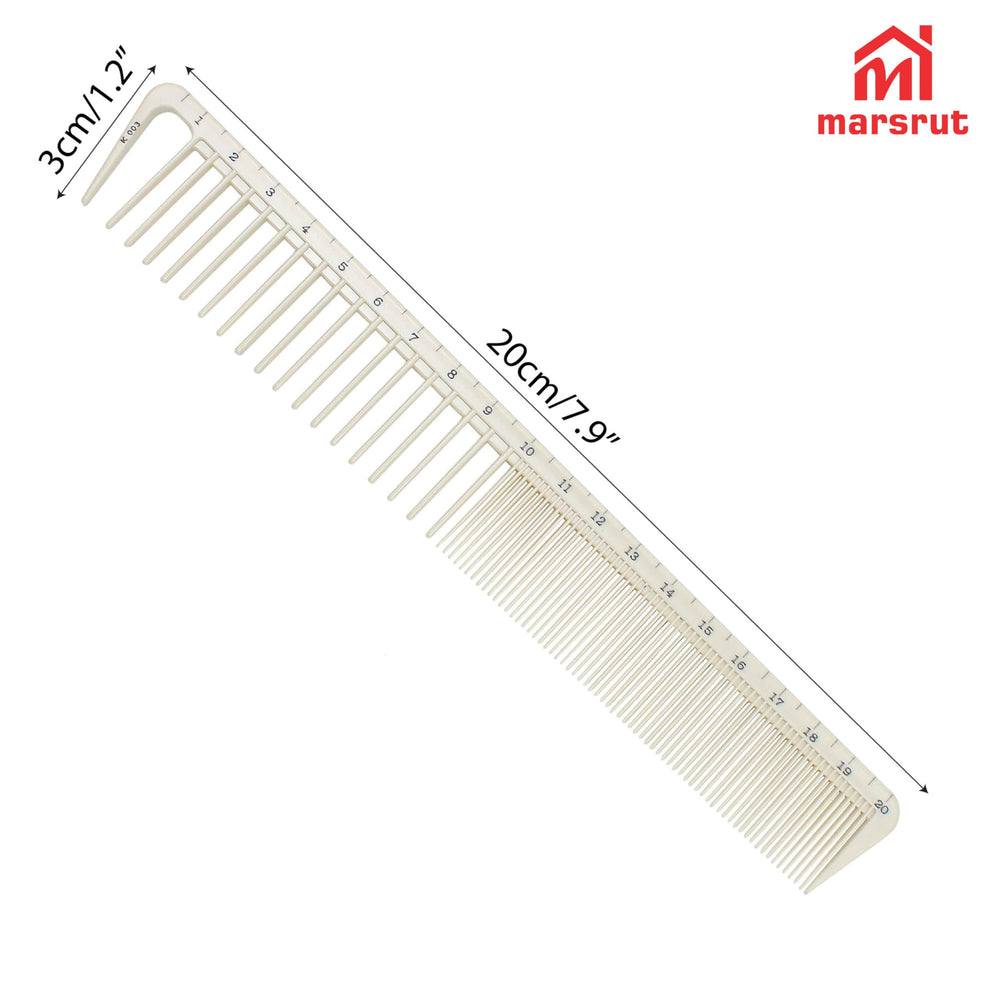Marsrut edge-scale combs show clear ruler for even braiding and retwists.