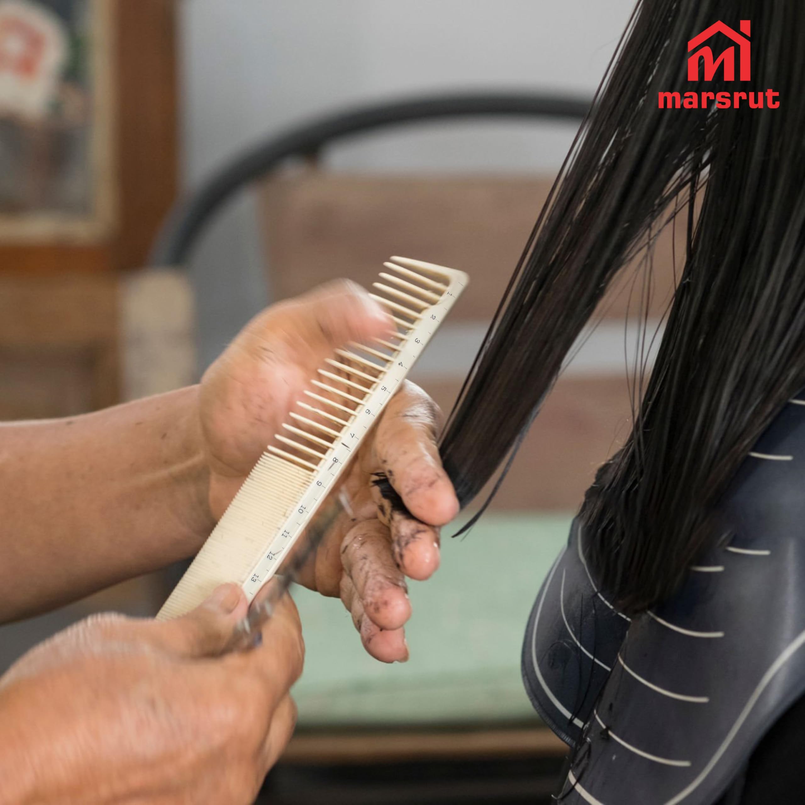 Marsrut heat-resistant and durable teeth support repeated use in salons.