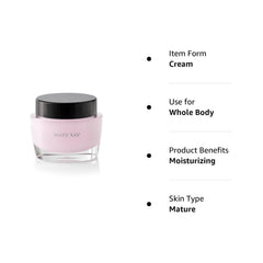 Mary Kay Intense Moisturizing Cream closeup texture highlighting creamy consistency for daily use.