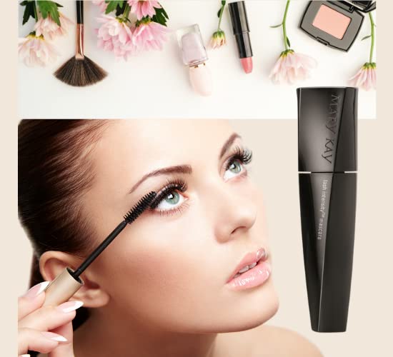 Mary Kay Lash Intensity Mascara in warm lighting emphasizes rich black pigment