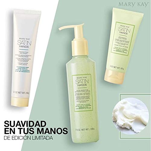 Mary Kay Satin Hands fragrance-free label indicates sensitive-skin friendly.