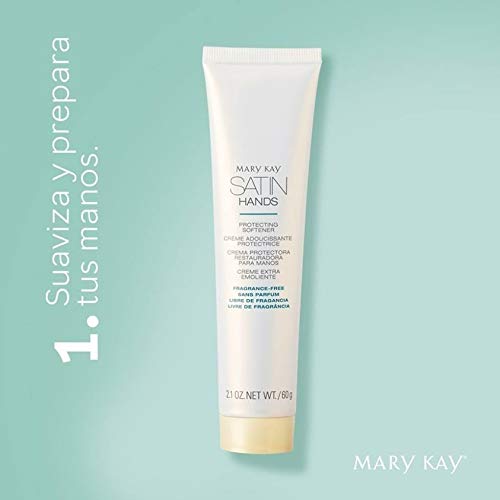 Mary Kay Satin Hands packaging closeup emphasizes sealed freshness.