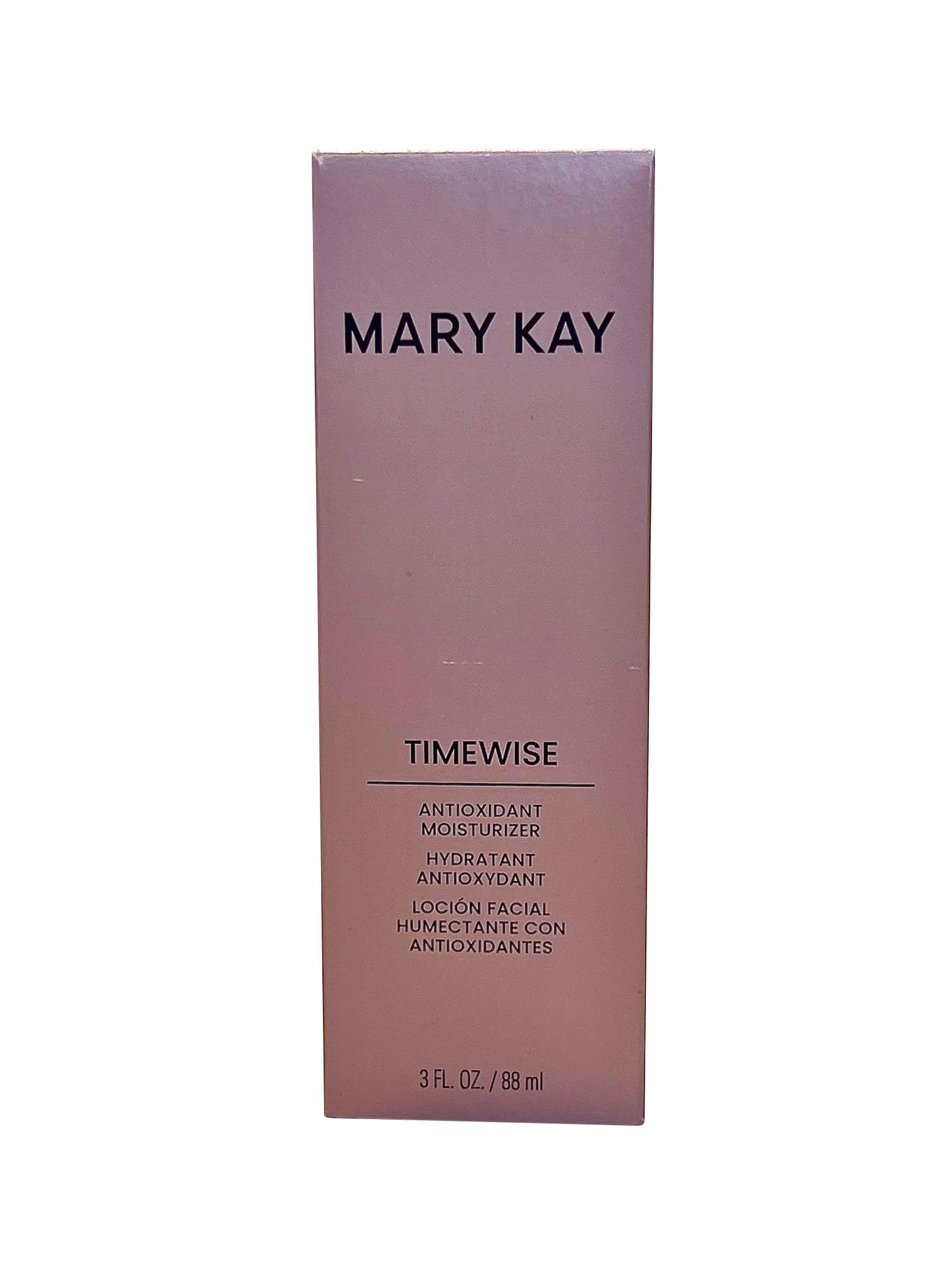 Mary Kay Timewise moisturizer with SPF shown on skin for UVA/UVB protection