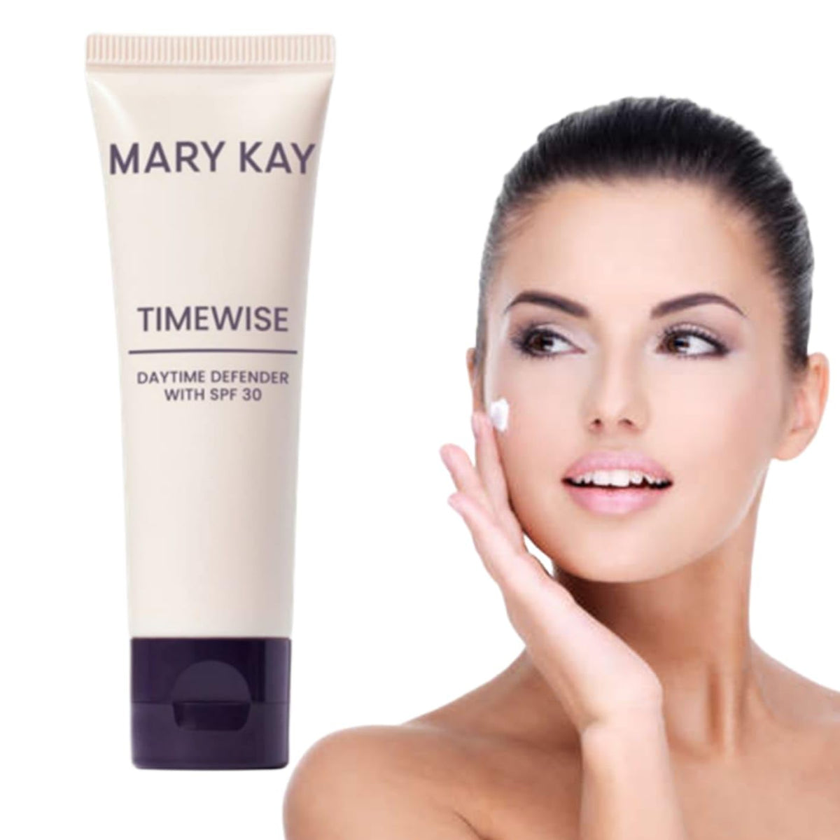 Mary Kay Timewise Daytime lotion SPF 30 bottle provides sun protection and daytime hydration.