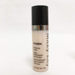 Mary Kay TimeWise Anti-Aging Eye Cream tube close-up highlighting hydrating and firming benefits for the eye area.