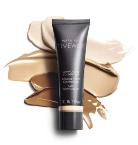 Packaging label and shade information for Mary Kay TimeWise Luminous 3D foundation