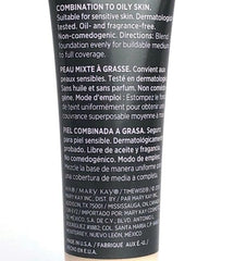 Mary Kay TimeWise Matte 3D Foundation Ivory C110 on cheek demonstrates even matte finish.