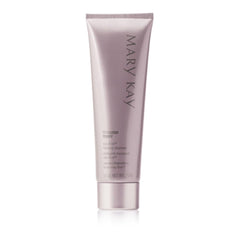 Mary Kay TimeWise Repair Volu-Firm Foaming Cleanser lather close-up shows gentle cleansing and hydration