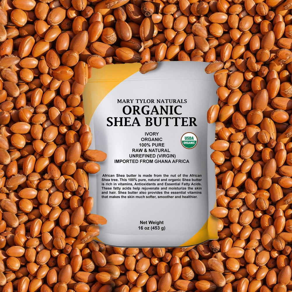 Mary Tylor Naturals shea butter for hair care, shine and softness