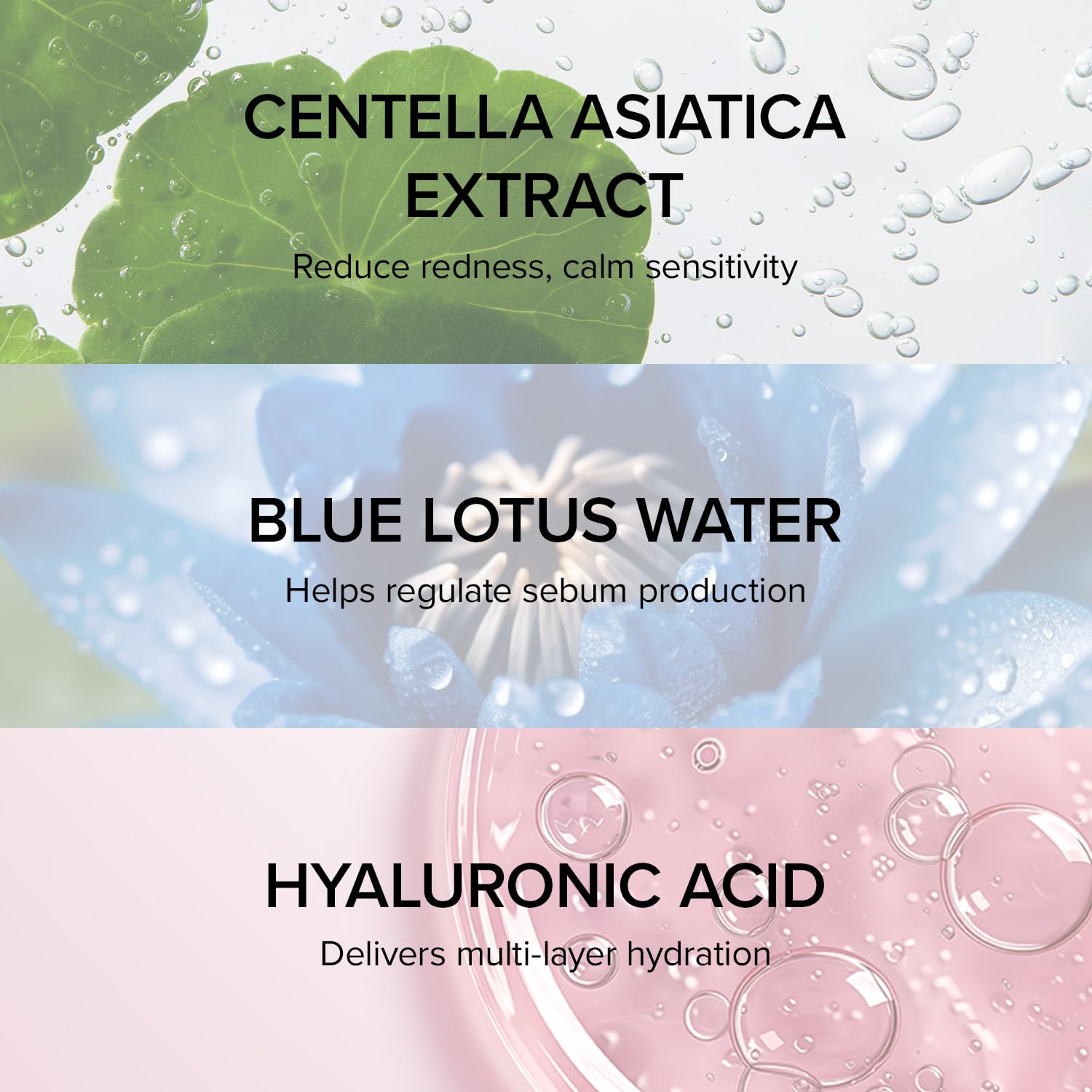 Mary&May centella asiatica soothing swatch calm redness and irritation