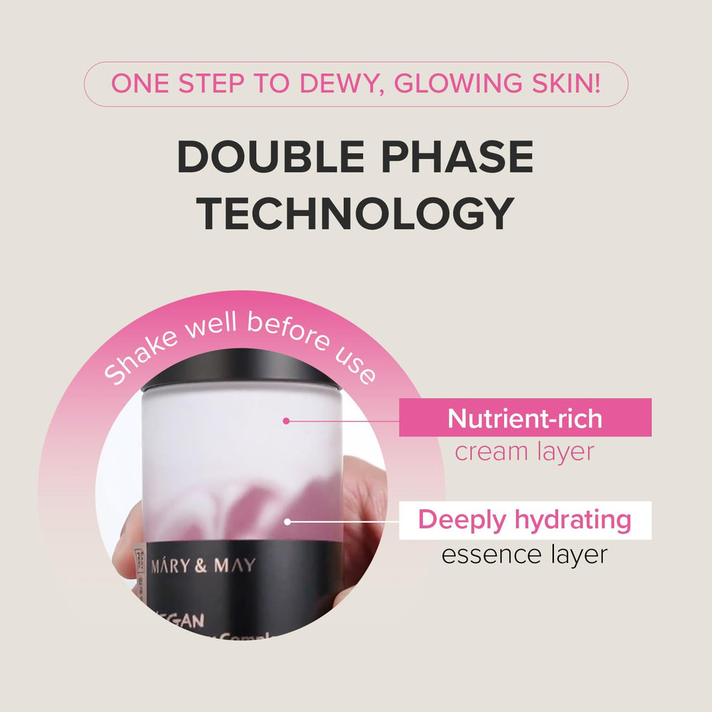 Mary&May hyaluronic acid hydration layer adds lasting moisture and softness