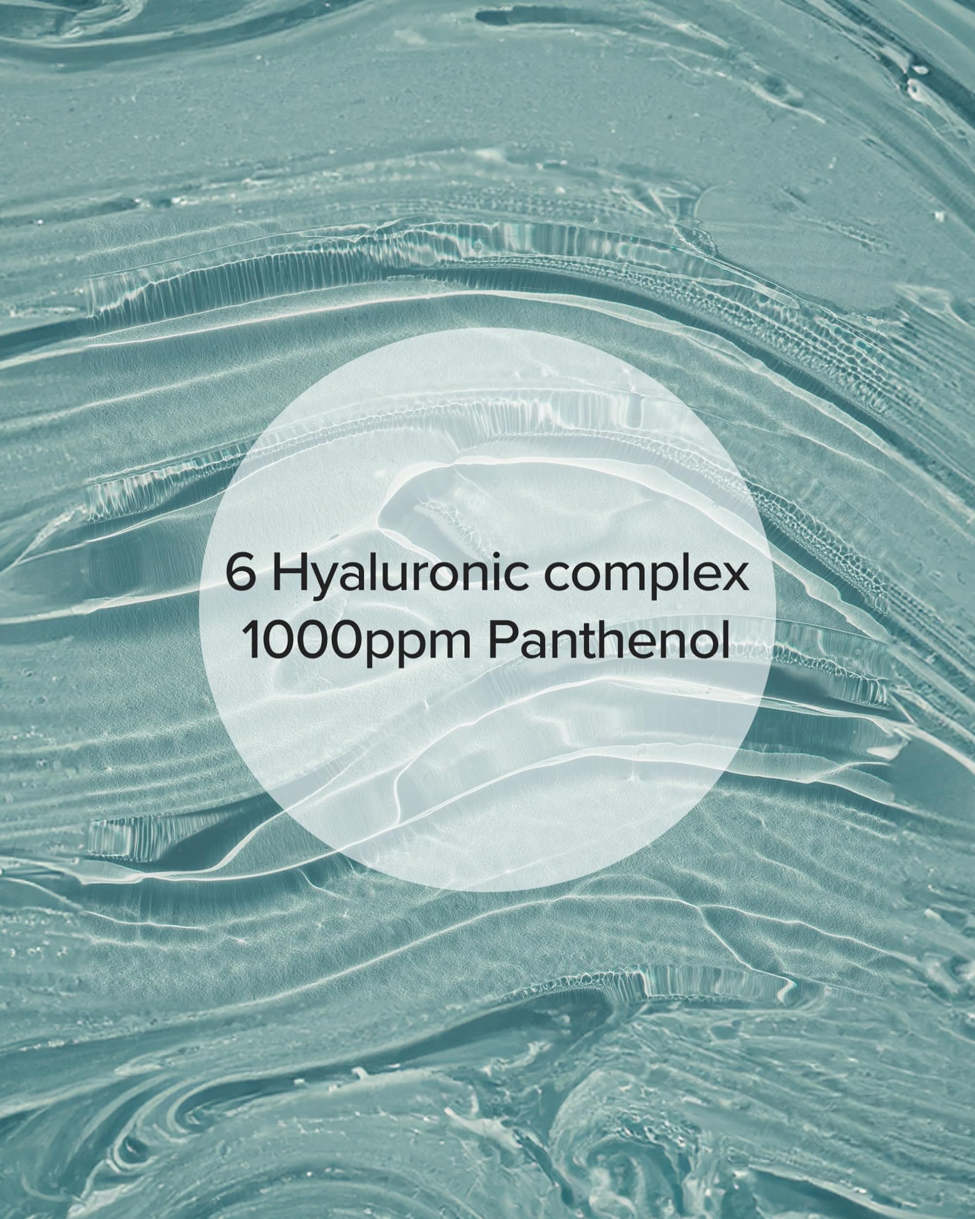 Mary&May Hydra Mask close-up showing six hyaluronic acids for thorough hydration.