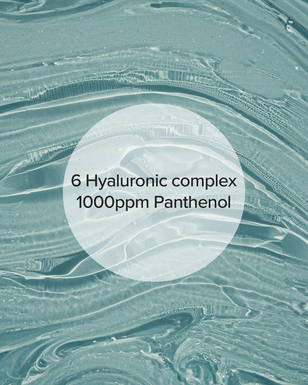 Mary&May Hydra Mask close-up showing six hyaluronic acids for thorough hydration.