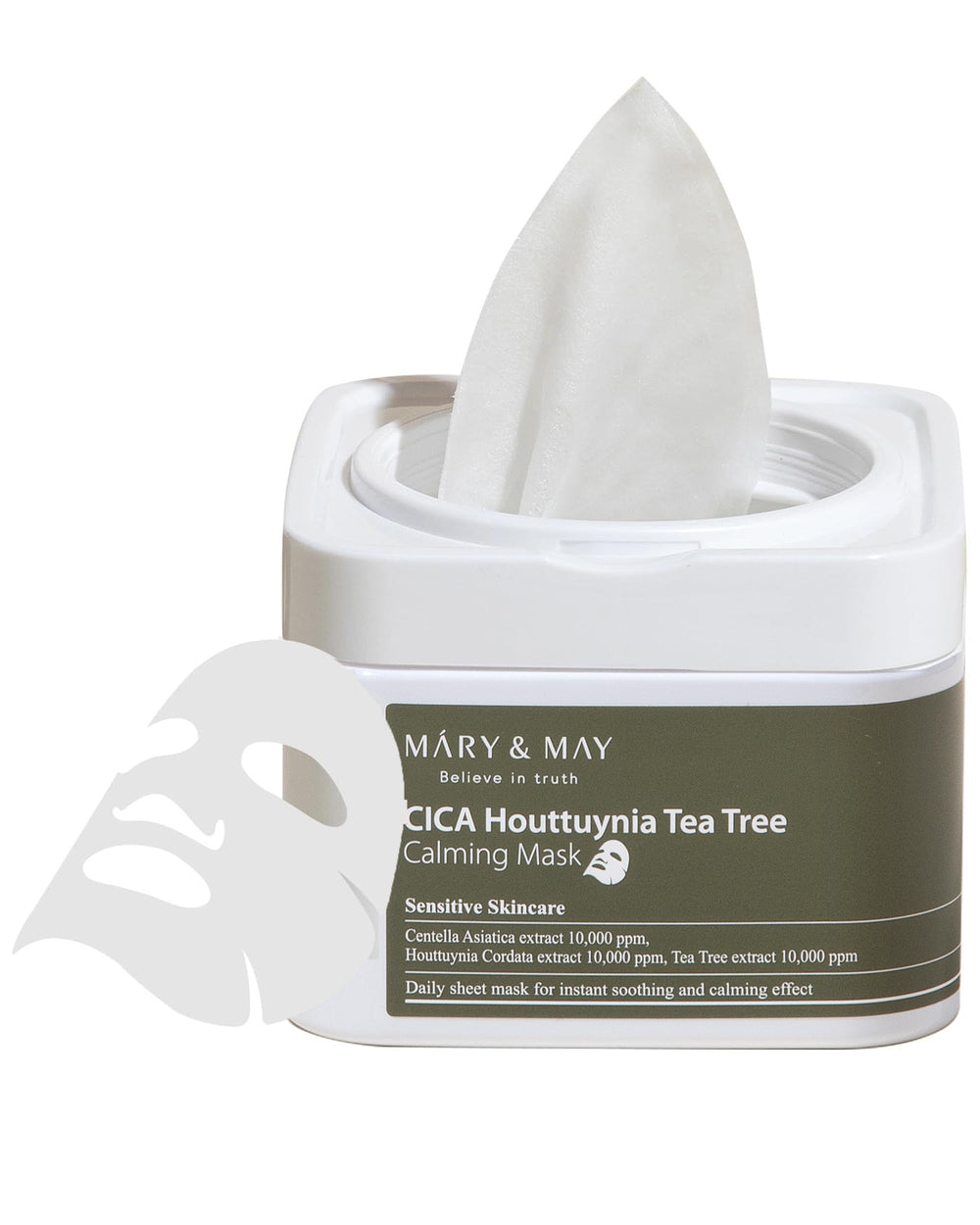 Mary&May packaging recycling container demonstrates eco-friendly design for sustainable skincare routines.